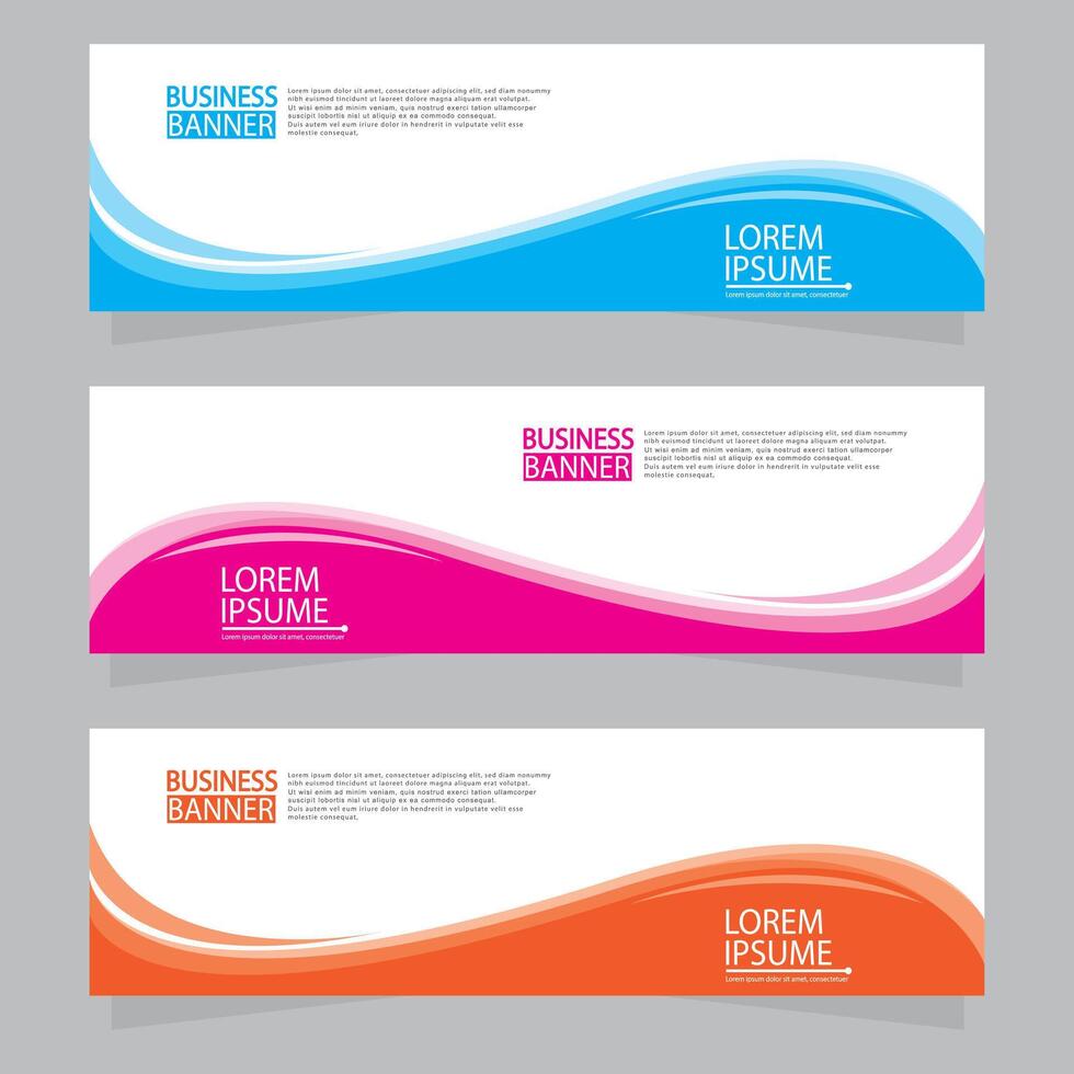 Banner templates design.modern banner. vector