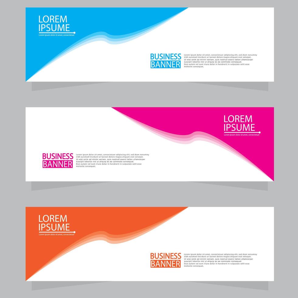 Banner templates design.modern banner. vector