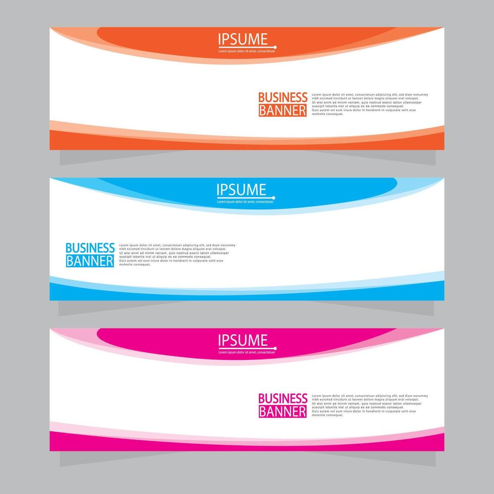 Banner templates design .modern banner. vector