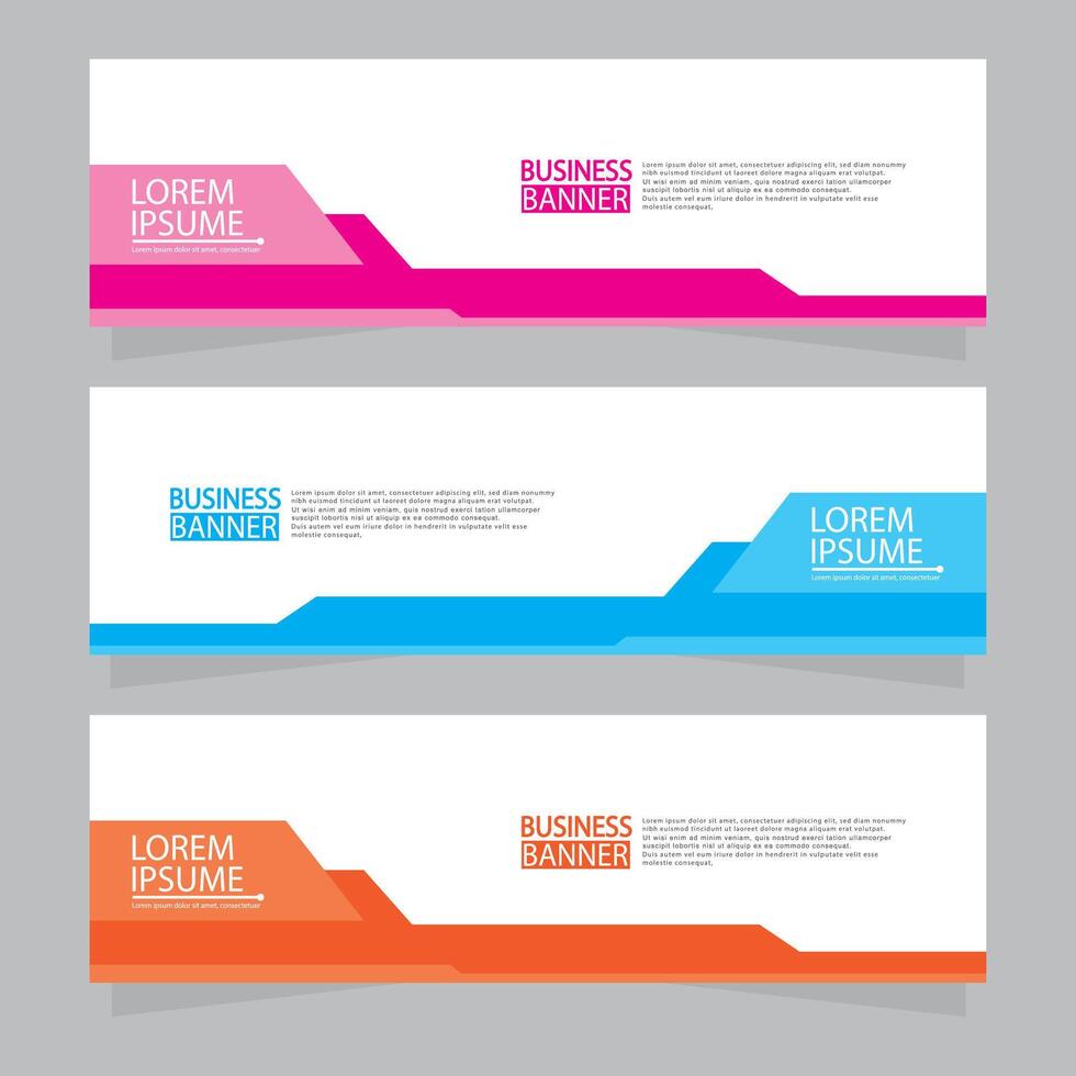 Banner templates design.modern banner. vector