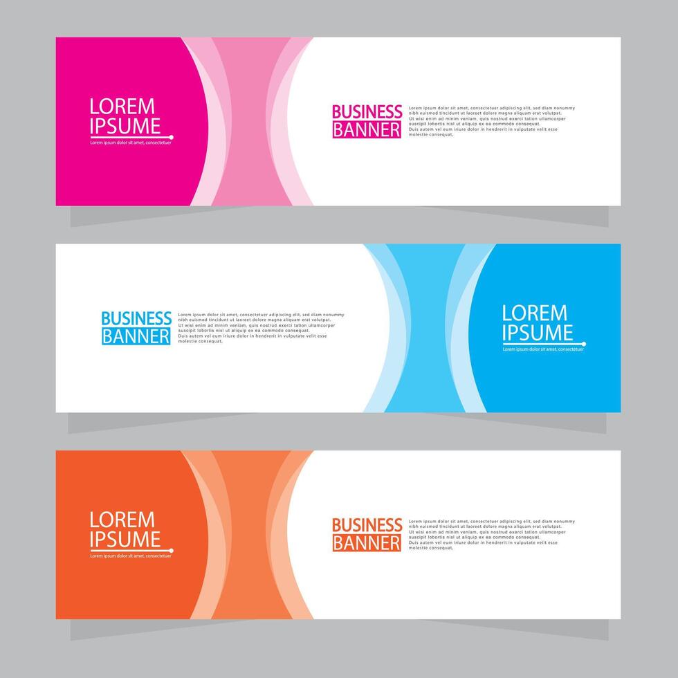 Banner templates design .modern banner. vector