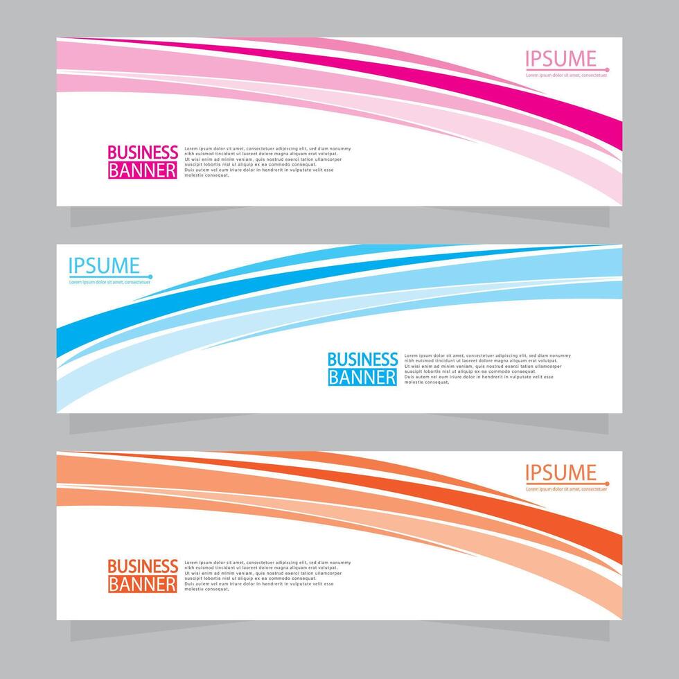 Banner templates design.modern banner. vector