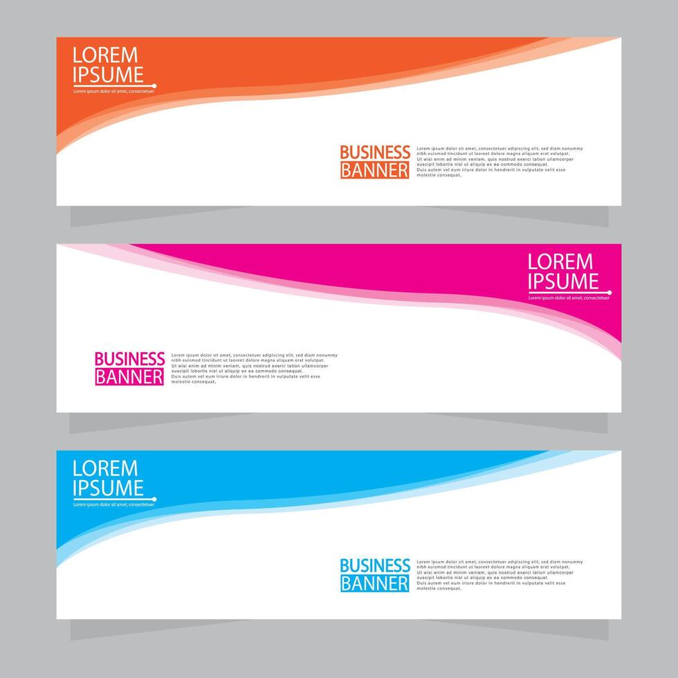 Banner templates design.modern banner. vector