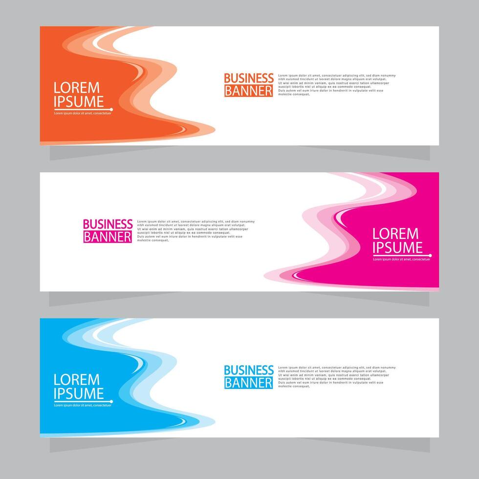 Banner templates design.modern banner. vector