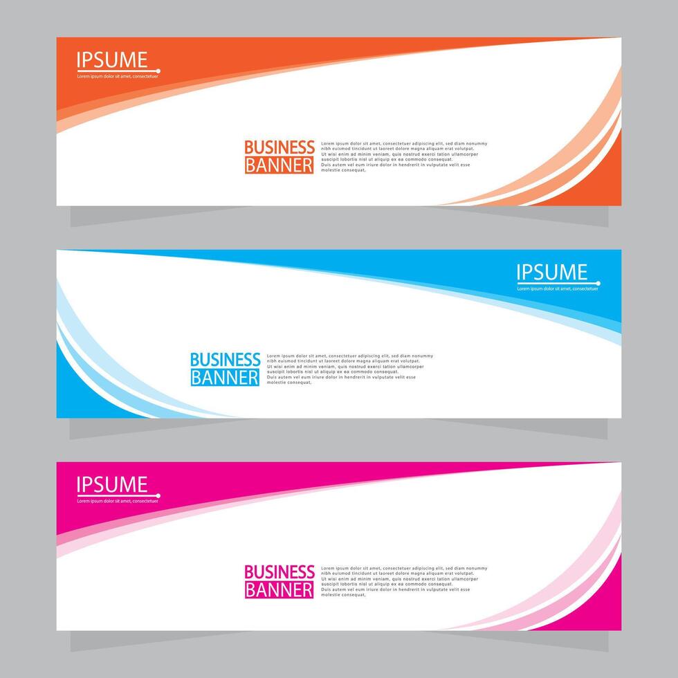 Banner templates design.modern banner. vector