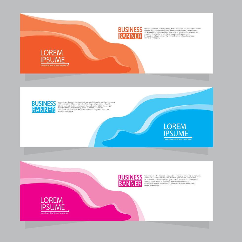 Banner templates design .modern banner. vector