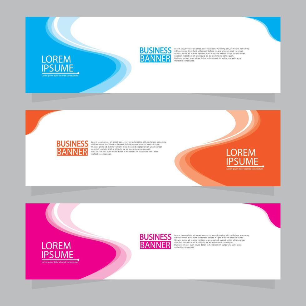 Banner templates design.modern banner. vector