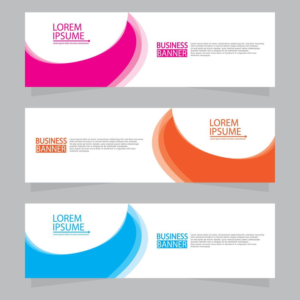 Banner templates design.modern banner. vector