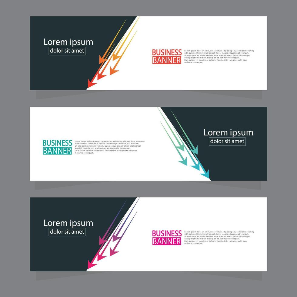 Banner templates design. modern banner. vector