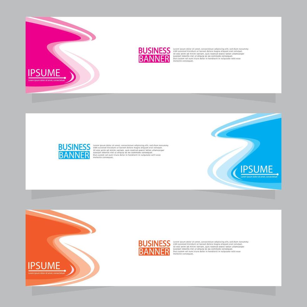 Banner templates design.modern banner. vector