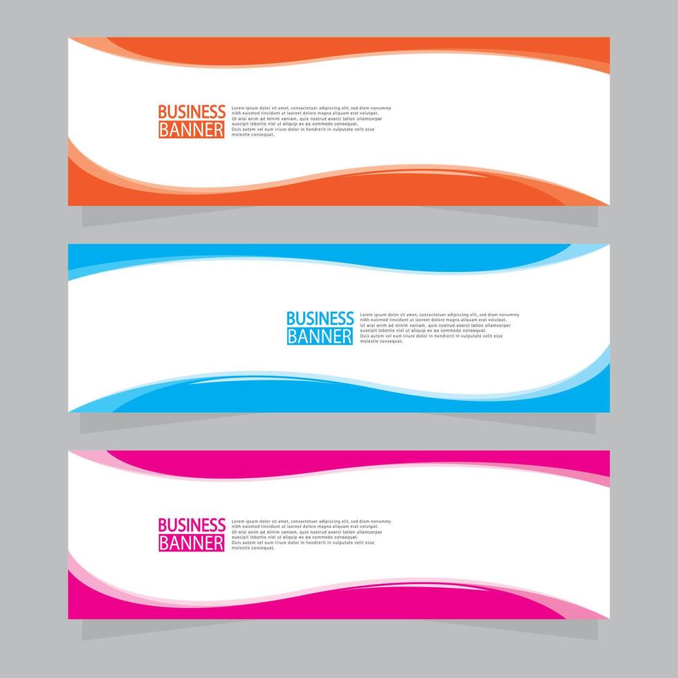 Banner templates design .modern banner. vector
