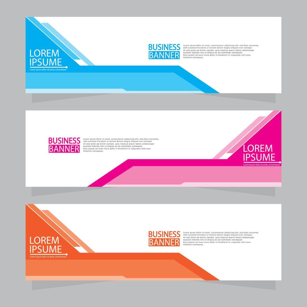 Banner templates design.modern banner. vector