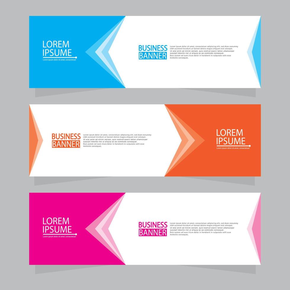 Banner templates design .modern banner. vector
