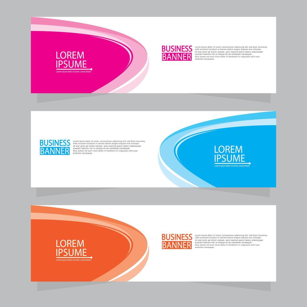Banner templates design .modern banner. vector