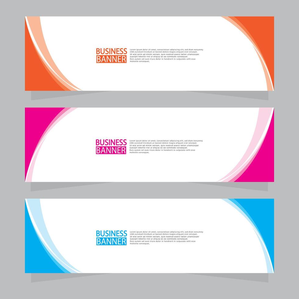 Banner templates design.modern banner. vector