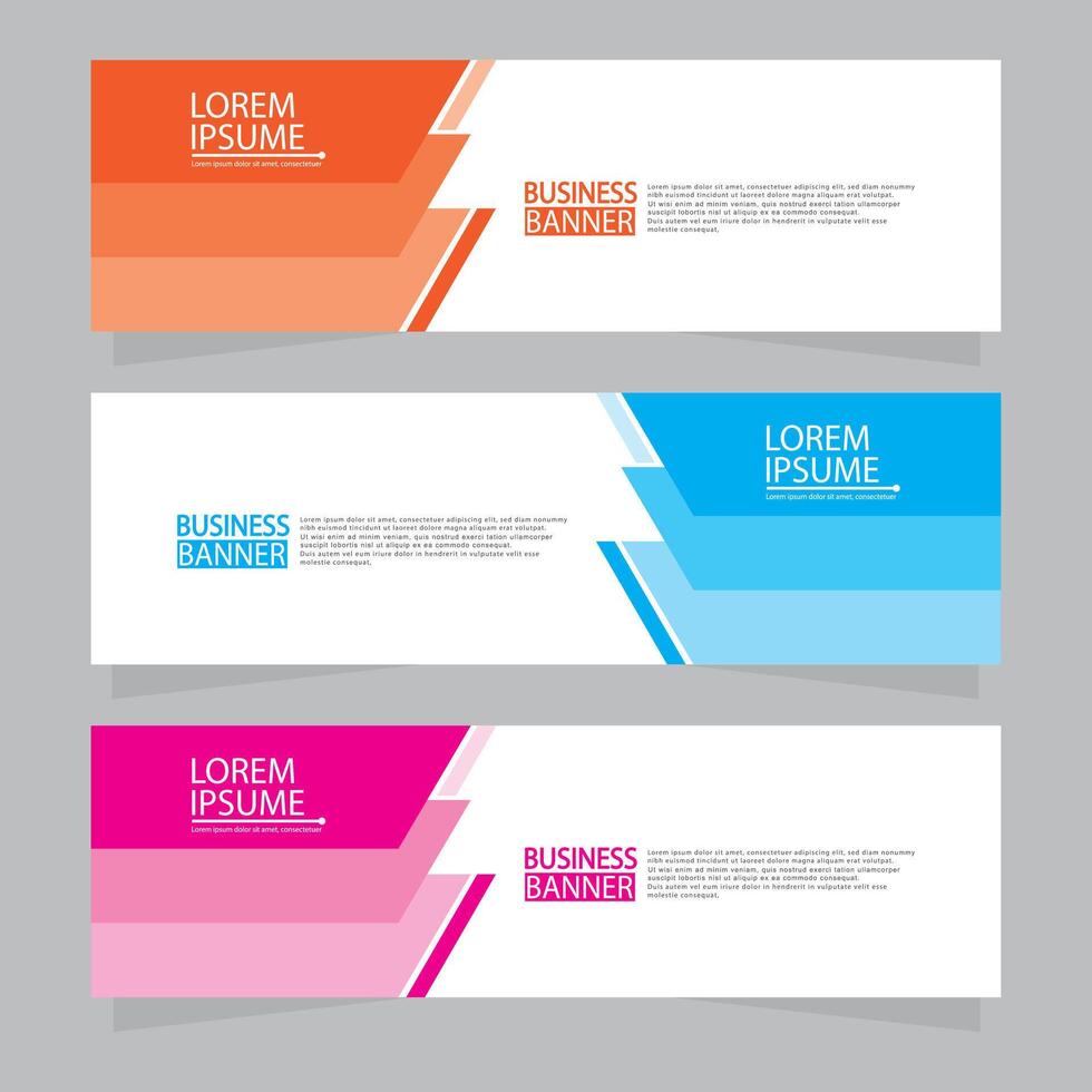Banner templates design.modern banner. vector