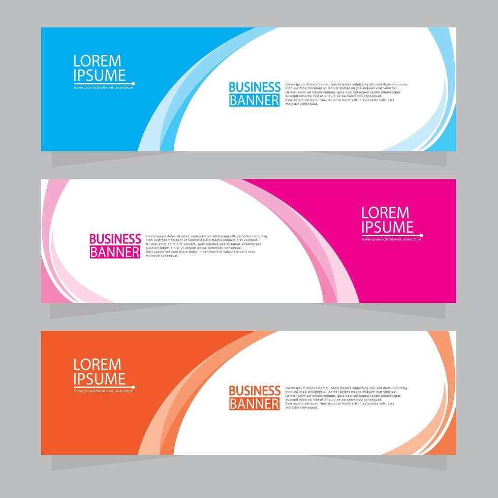 Banner templates design.modern banner. vector