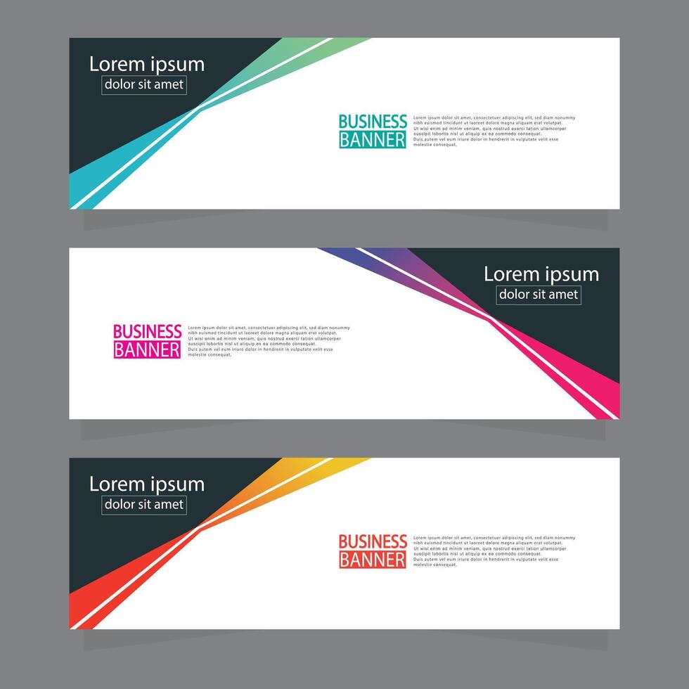 Banner templates design. modern banner. vector