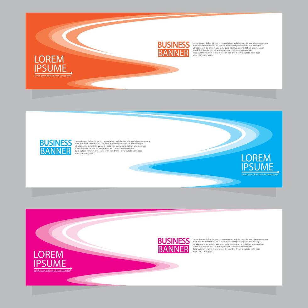 Banner templates design.modern banner. vector
