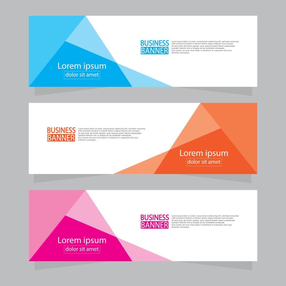 Banner templates design .modern banner. vector