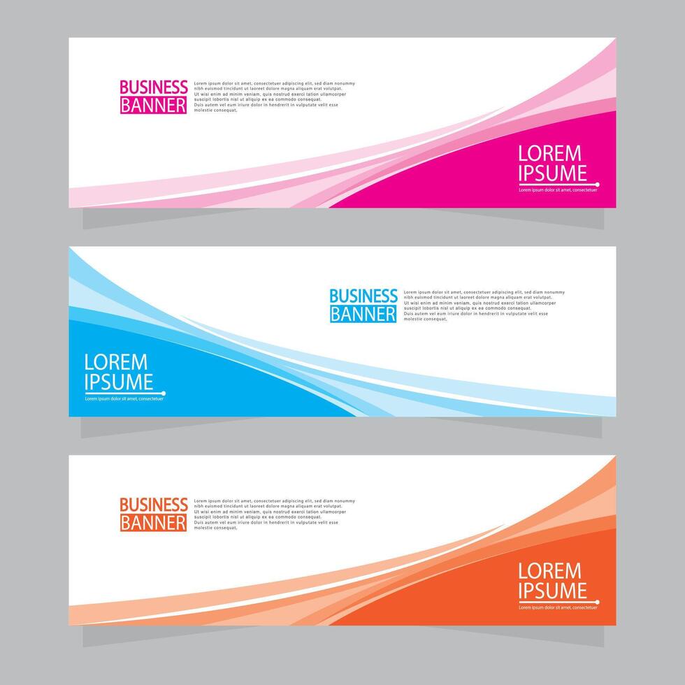 Banner templates design .modern banner. vector
