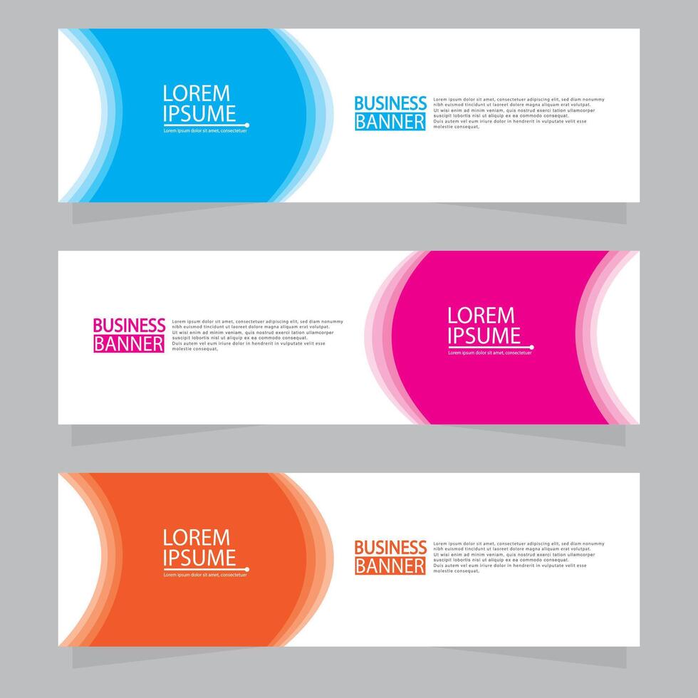 Banner templates design.modern banner. vector