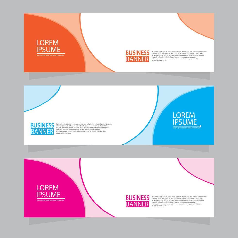 Banner templates design .modern banner. vector