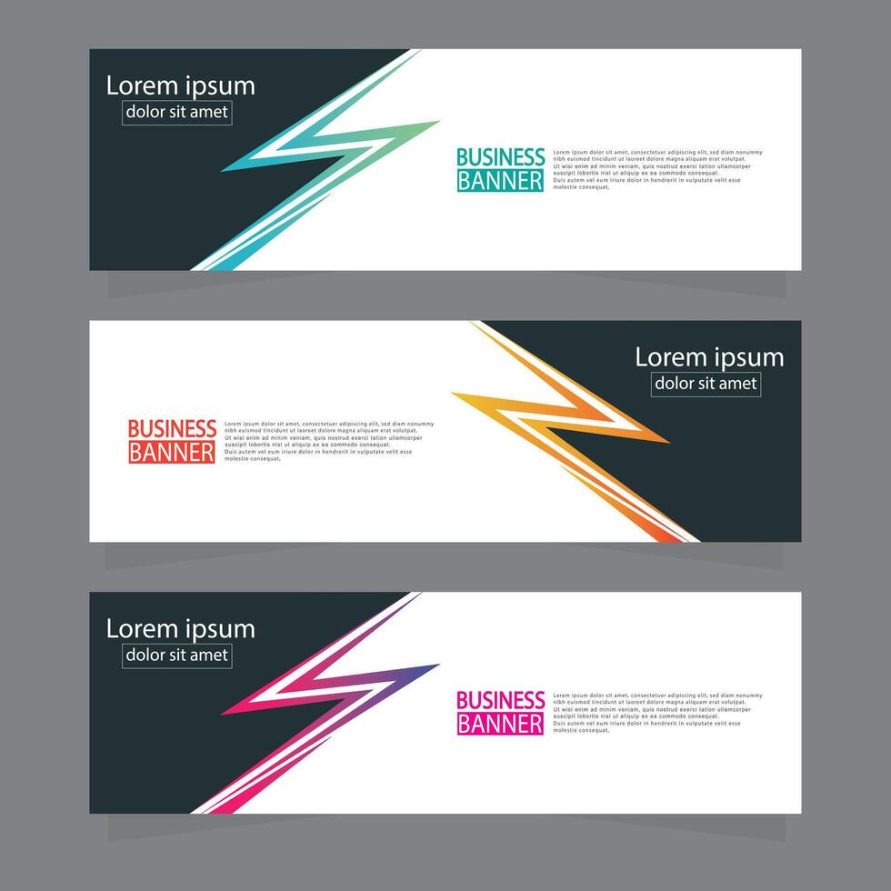 Banner templates design. modern banner. vector