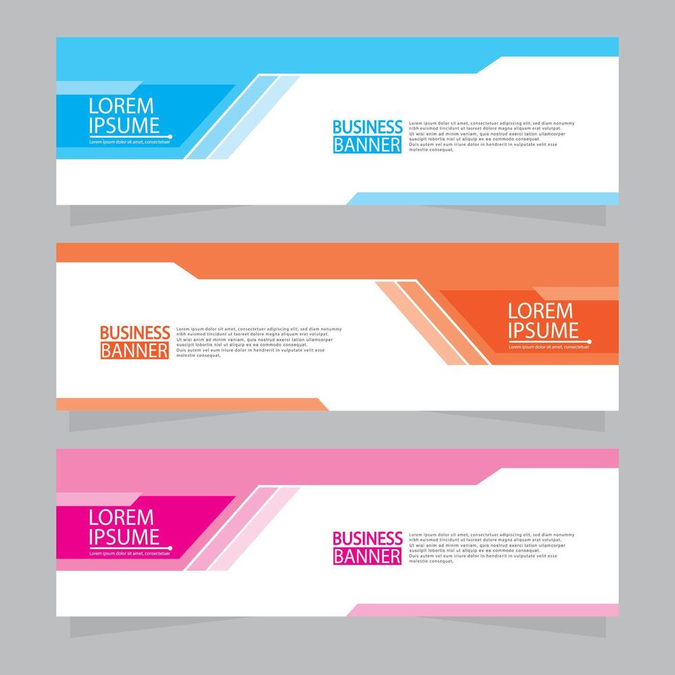 Banner templates design.modern banner. vector