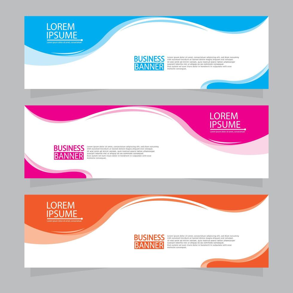 Banner templates design.modern banner. vector