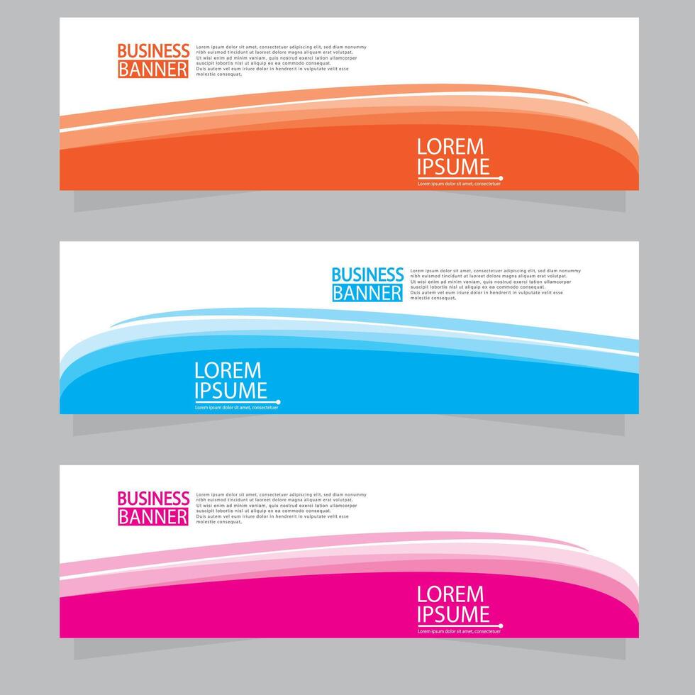 Banner templates design.modern banner. vector