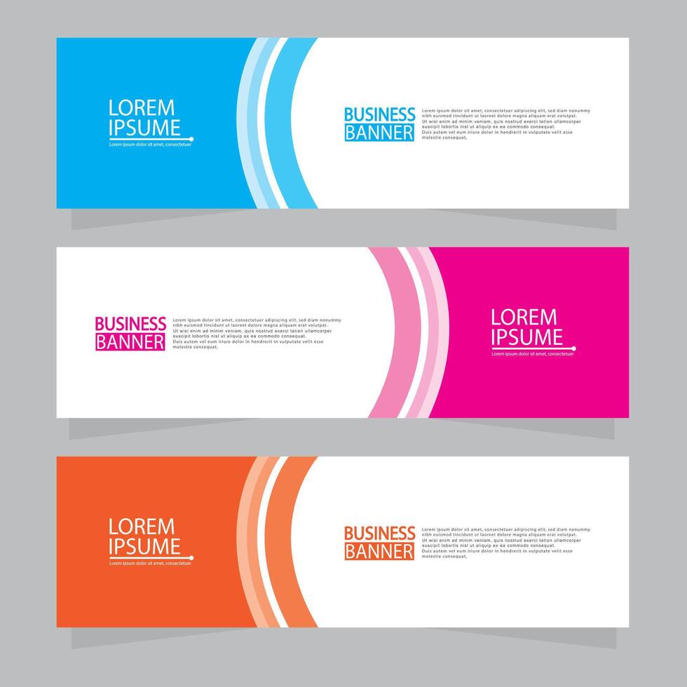 Banner templates design .modern banner. vector