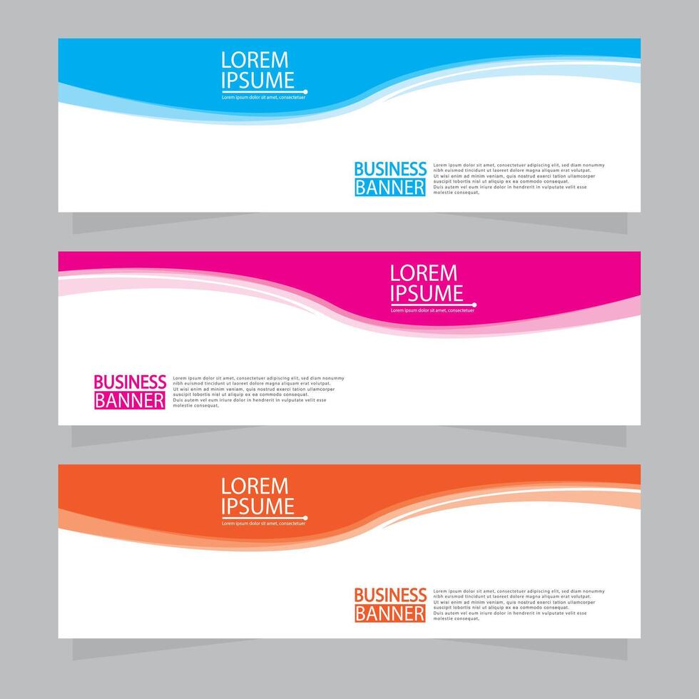 Banner templates design.modern banner. vector