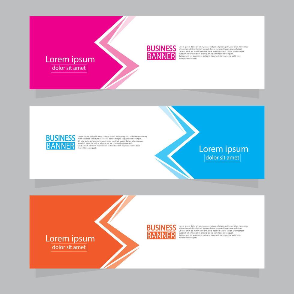 Banner templates design. modern banner. vector