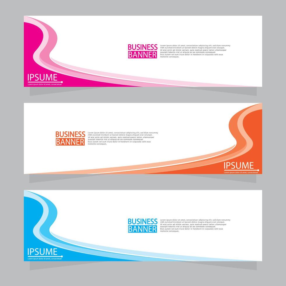 Banner templates design.modern banner. vector
