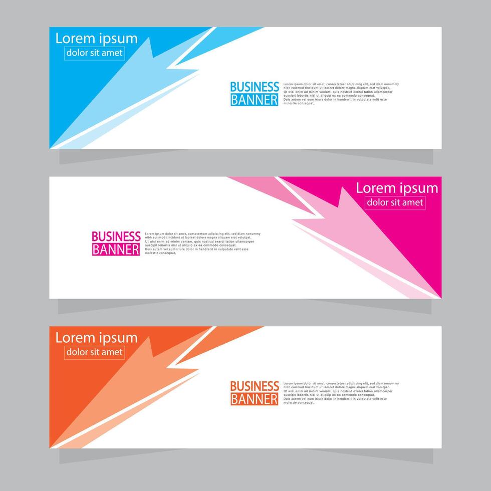 Banner templates design. modern banner. vector