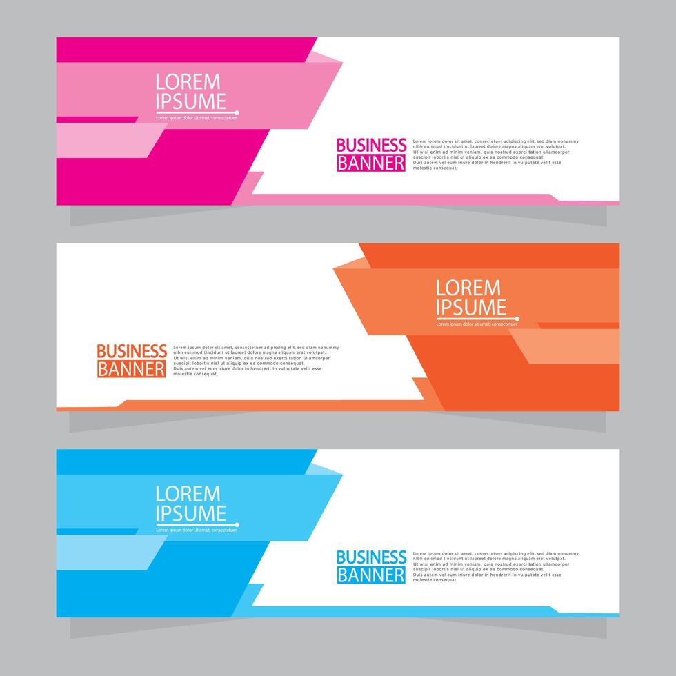 Banner templates design.modern banner. vector