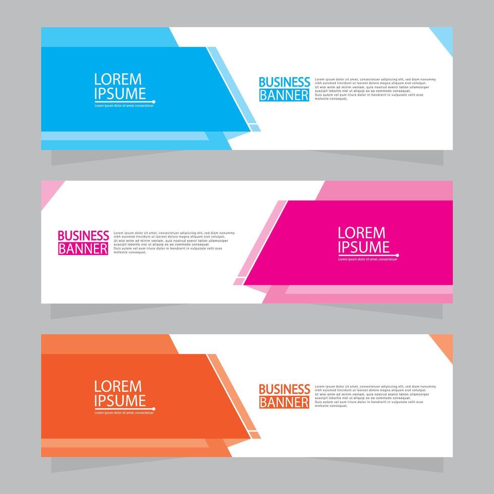 Banner templates design.modern banner. vector