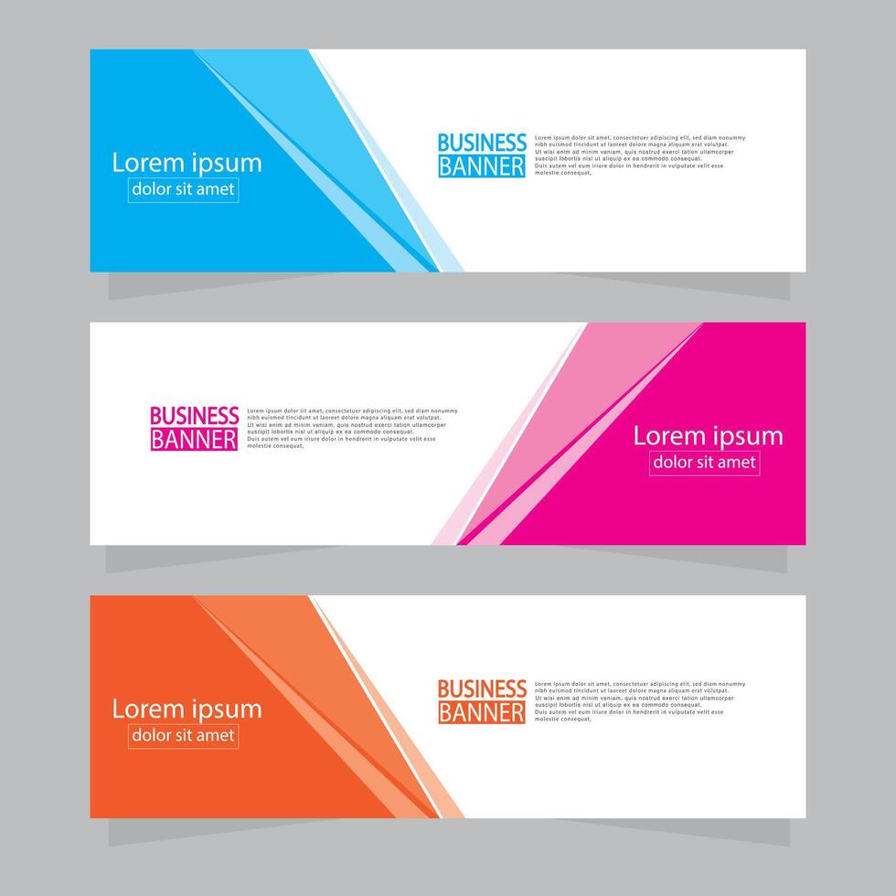 Banner templates design. modern banner. vector