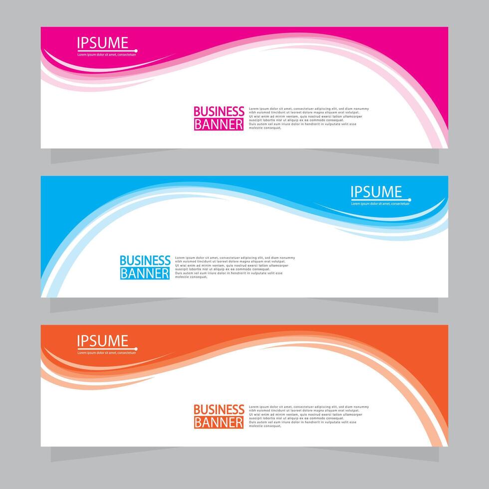 Banner templates design.modern banner. vector