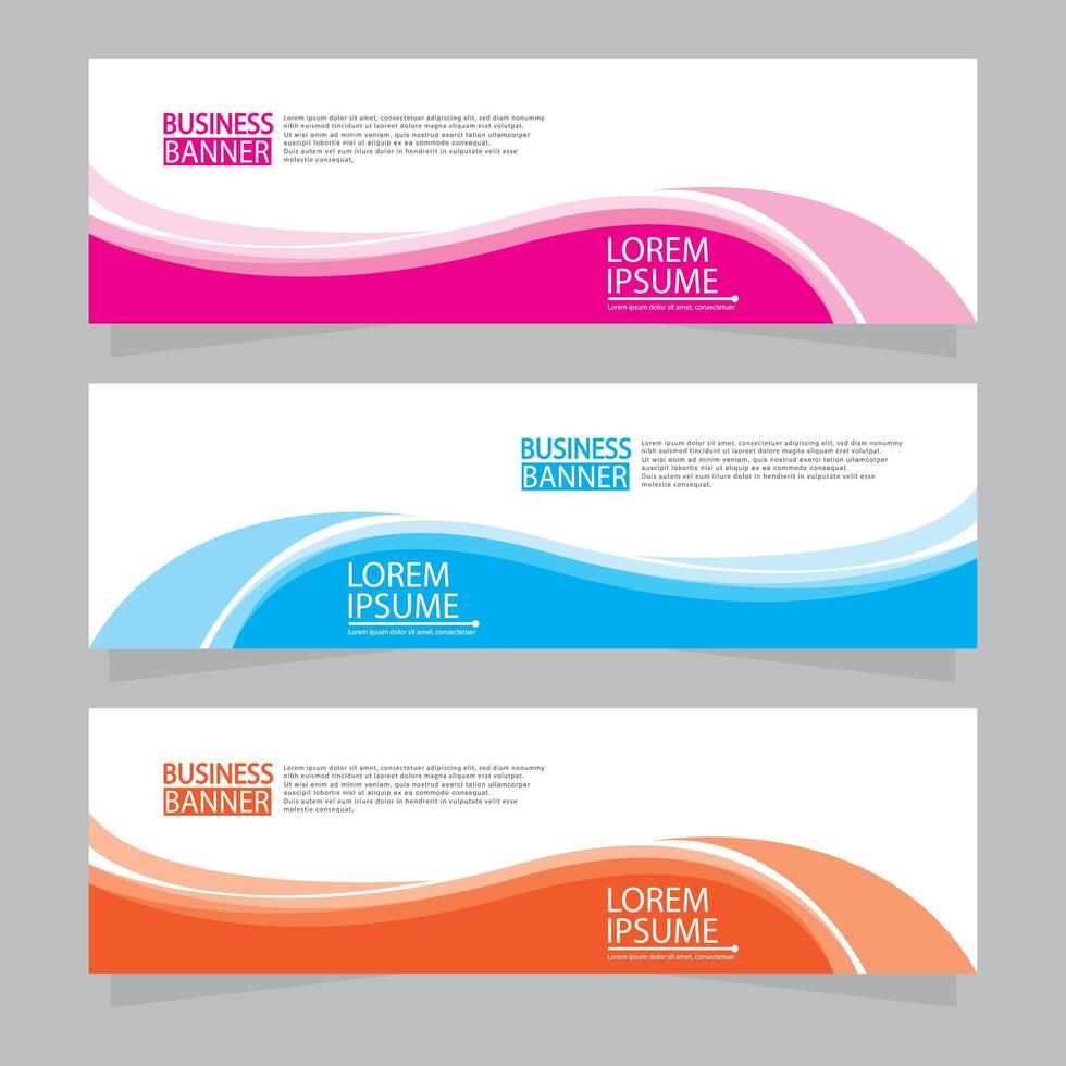 Banner templates design.modern banner. vector