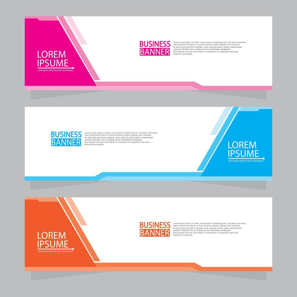 Banner templates design.modern banner. vector