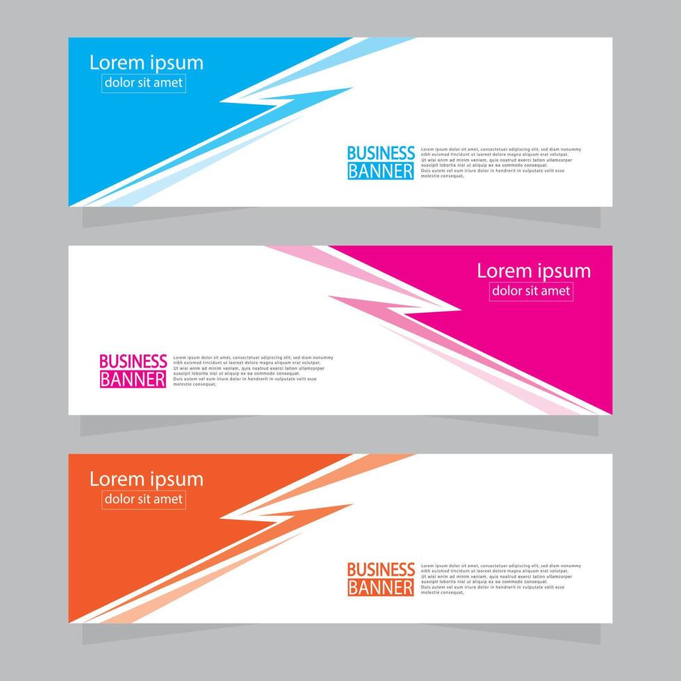 Banner templates design. modern banner. vector