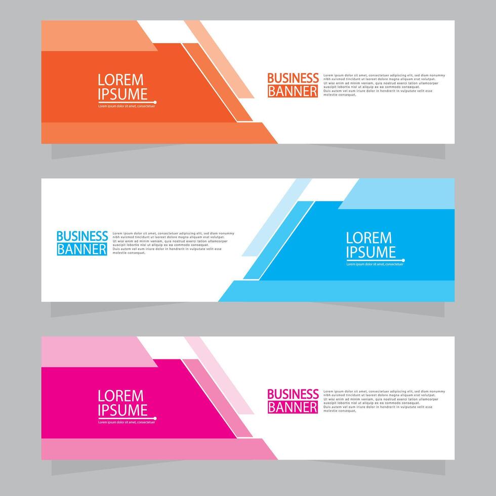 Banner templates design.modern banner. vector