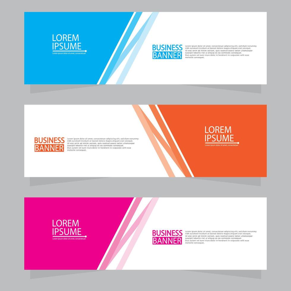 Banner templates design.modern banner. vector