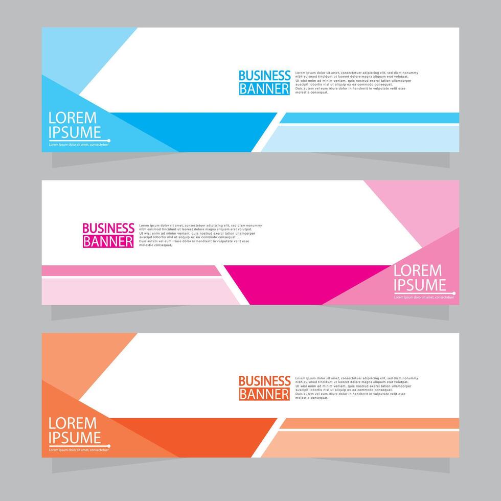 Banner templates design.modern banner. vector