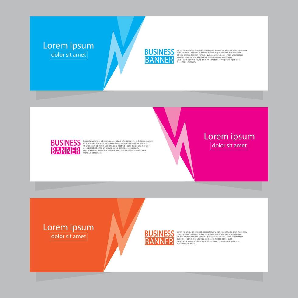 Banner templates design. modern banner. vector