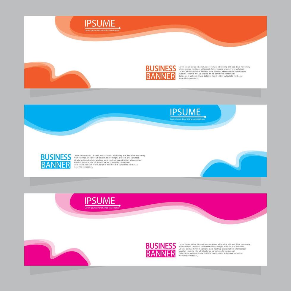 Banner templates design.modern banner. vector