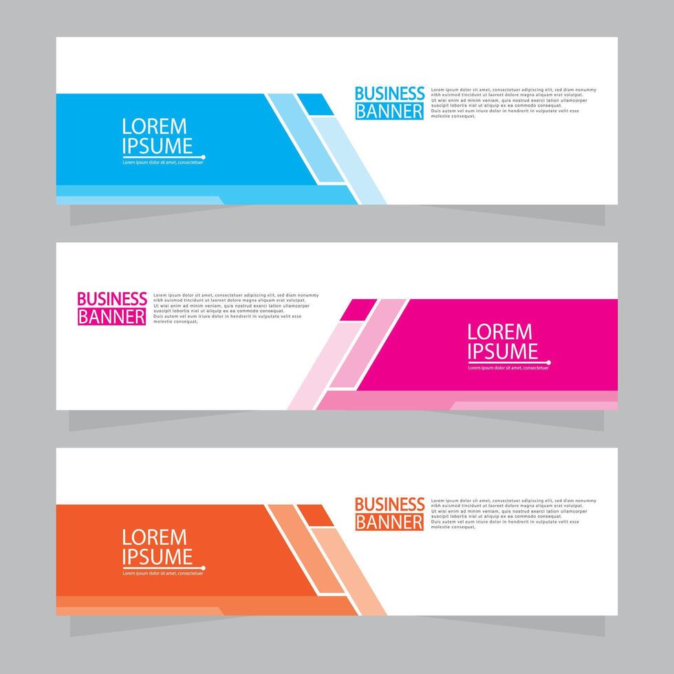 Banner templates design.modern banner. vector