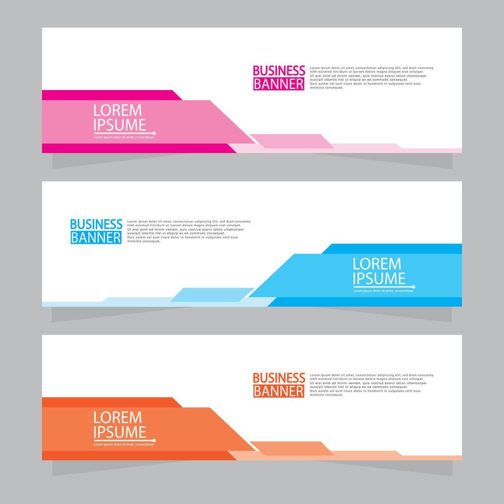 Banner templates design.modern banner. vector